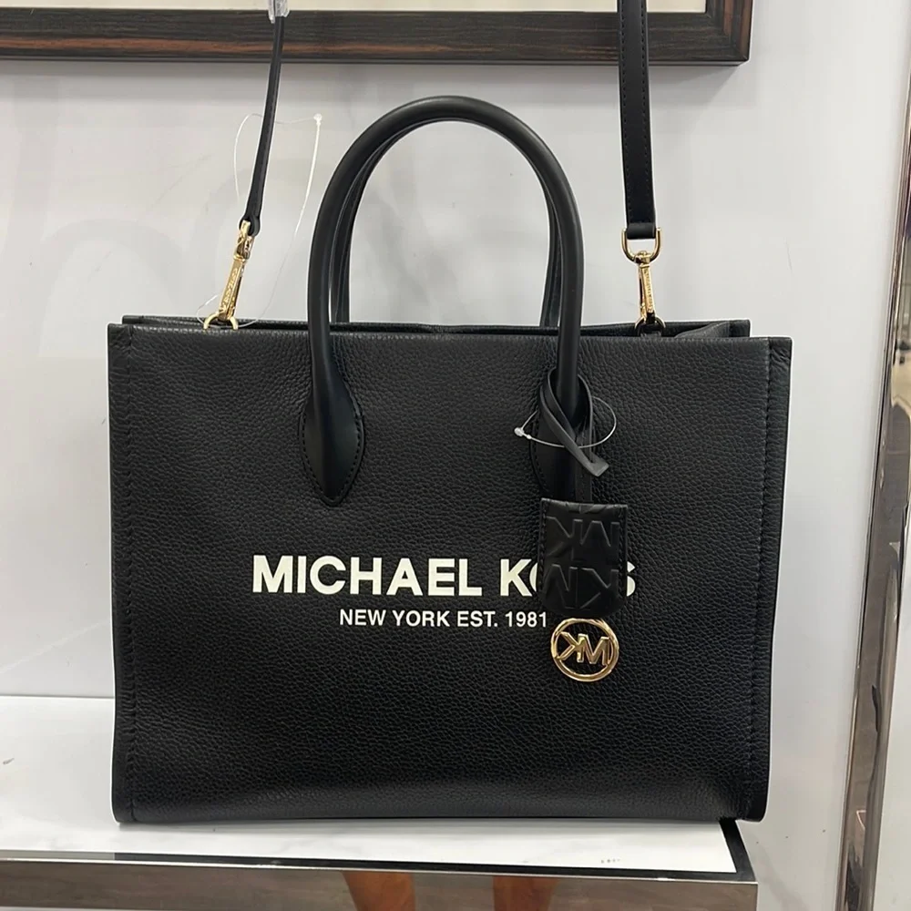 Michael Kors Medium Mirella 35S2G7ZT7L Tote Bag In Black